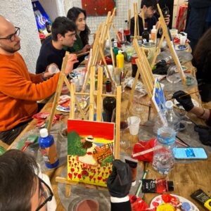 Sip & Paint &mdash; At the Art Gallery